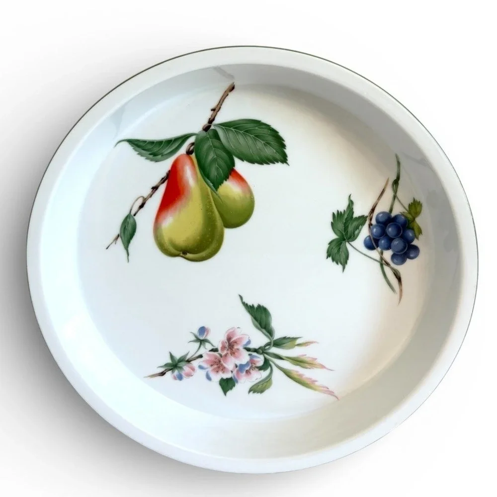 Savoir Vivre‎ Ultra Ceramic Bake & Serve Pie Plate Dish Harvest Delight YA048